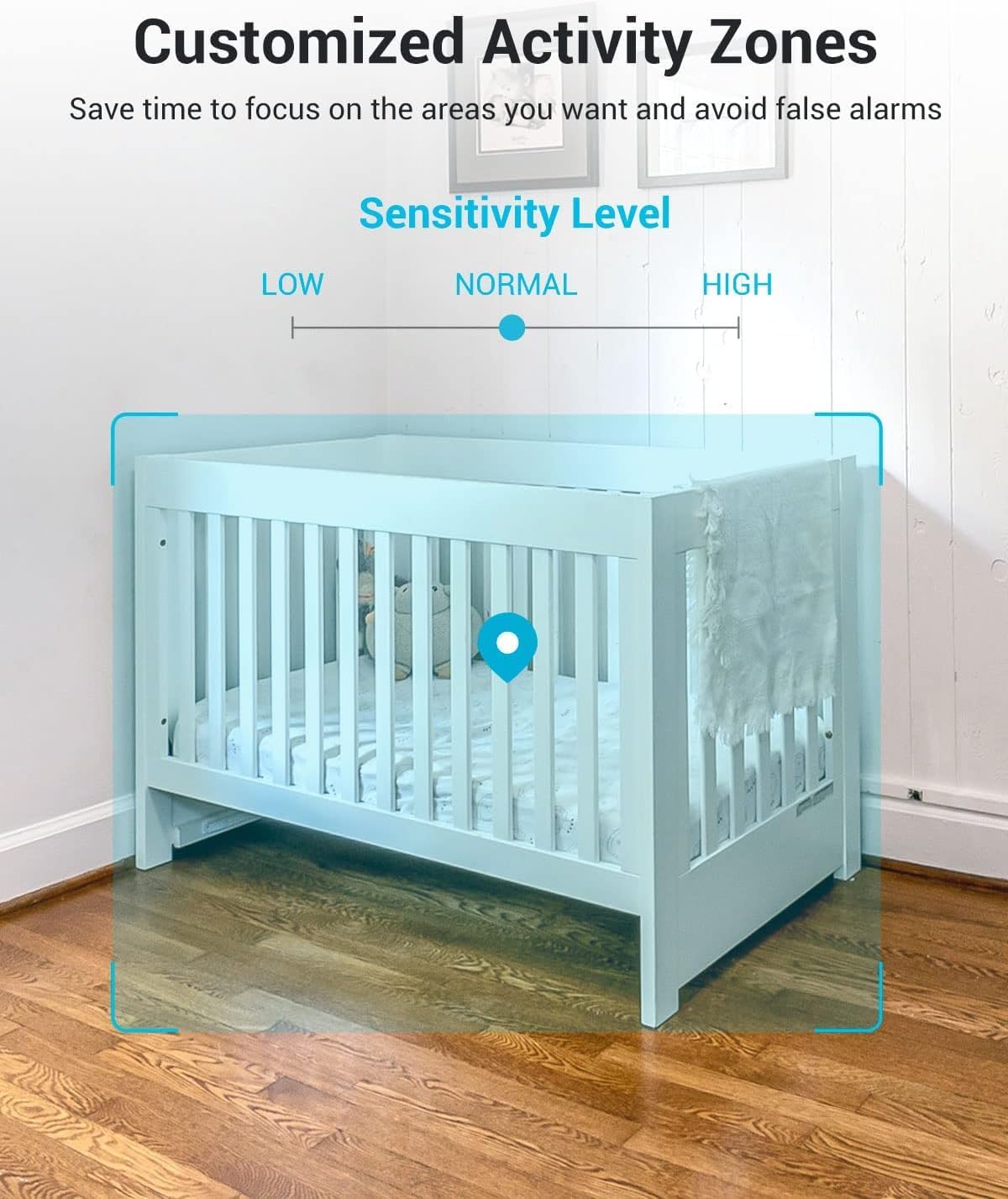 Advanced 2K Pet Camera with 360° Coverage, Color Night Vision, Motion Tracking, and Two-Way Talk - Perfect for Home Security and Monitoring Your Furry Friends!